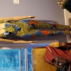 Vintage Handmade Patterned Jumpsuit
